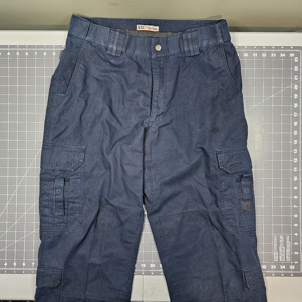 511 Tactical EMS Pants 36x34 Navy Blue Paramedic Leo Ripstop Cargo Police Duty